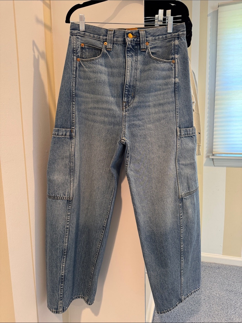 Jamie Haller ‘The Crop Painter in Worn Indigo’ size 28